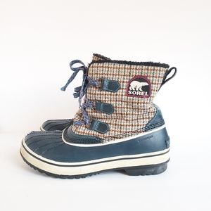 Sorel Tivoli Plaid Boots Waterproof